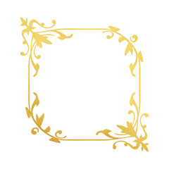 golden corner ornament - 13