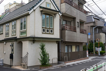 Residential Houses in Tokyo Neighborhood