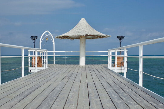 ふさきビーチの桟橋