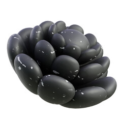 A close-up of glossy black beans arranged in a cluster, suitable for culinary, nutrition, or food-market promotions.