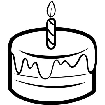Birthday Cake Doodle