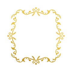 golden corner ornament - 38