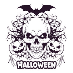 Aesthetic Halloween Graphic Spooky Trick or Treat Halloween Party