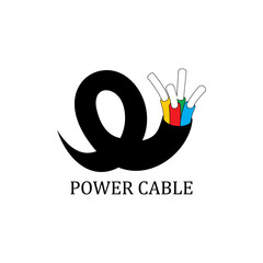 black cable electric voltage color