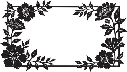 "Floral Border Frame Silhouette – Decorative Flower Design"

"Elegant Black Flower Frame Vector for Invitations & Cards"

"Vintage Floral Border Decoration – Silhouette Vector Art"