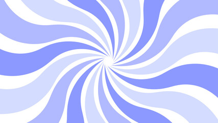 Colorful Swirl Curvy Sunburst
