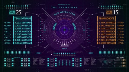 Advanced Tactical HUD Display Scanning Global Targets with Futuristic Digital Interface - Powered by Adobe