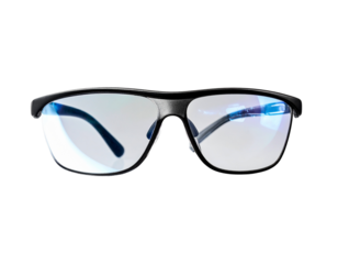 Futuristic AR Smart Glasses Wearable Technology Isolated on Transparent Background PNG