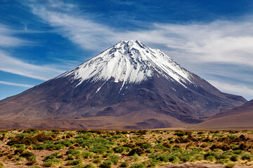 The landscape of the Altiplano in Bolivia	