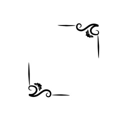 frame border corner bat halloween