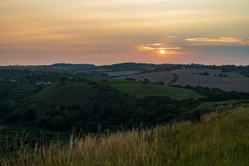 Folkestone zachód słonca