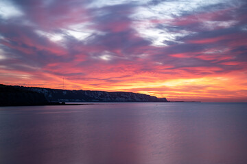 Folkestone wschód słonca