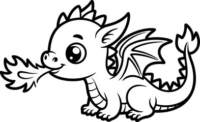 vector illustration of cartoon squirrel