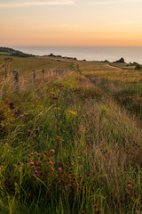 krajobraz , wsch&oacute;d słońca 