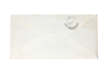 old vintage retro paper envelope packet