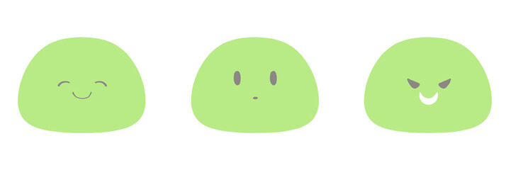 腸内細菌のイラスト（日和見菌）