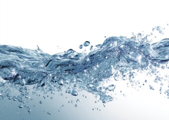 Rippling water surface with bubbles (1)