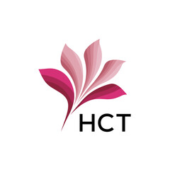 HCT Modern Floral Abstract Logo Design, HCT Later Logo, Creative Botanical Brand Identity
