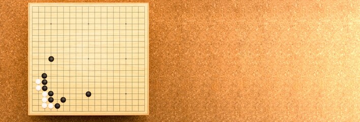 囲碁 は 中国発祥 とされる ボードゲーム 【 囲碁 の 対局 の イメージ 】