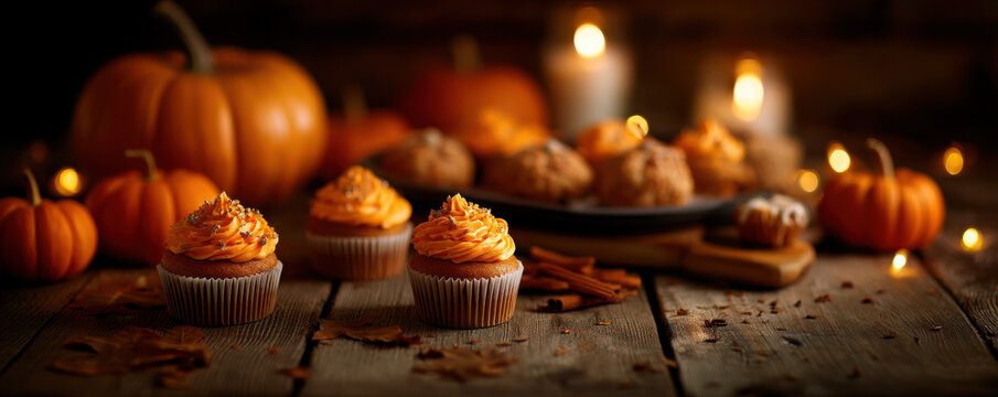 Halloween dessert festival magical cupcake creations amidst autumnal charm