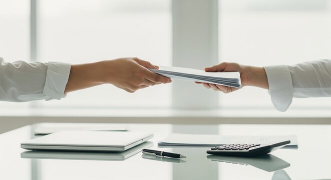  Paperwork handover for office process and transition to paperless operations