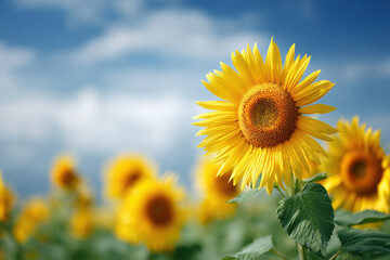experience warm embrace of summer in texas as you wander through vast ultrabright sunflower fields