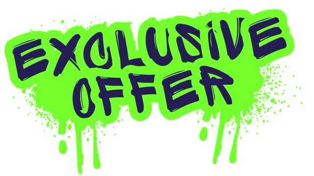 Exclusive Offer promotional business Video in mp4 format