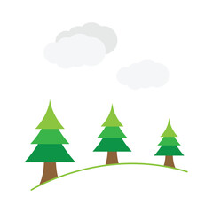 mountain vector illustration