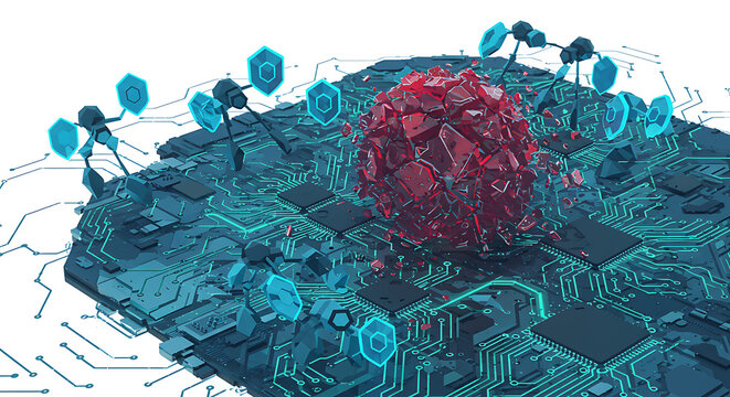 Cybersecurity Threat and Data Protection on Digital Circuit Board Network: Global Information Security Concept