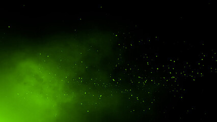 Perfect fire particles embers, dust on background . Smoke fog misty texture overlays .