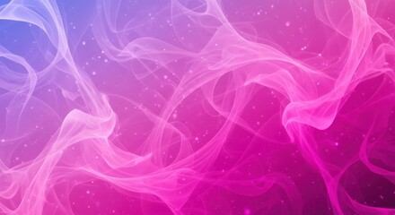 Fototapeta premium Dreamy Gradient Wave Background with Sparkling Particles and Smooth Transitions