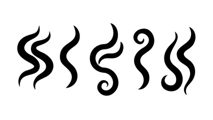 Abstract steam wisps vapor smoke