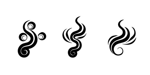 Abstract Swirling Smoke steam vapor