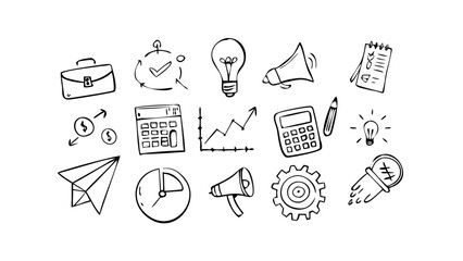 Business Graph with Growth Arrow chart