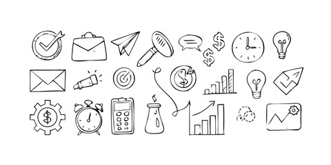 Business Icons Collection finance symbols