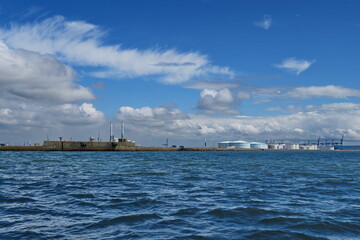 Le Havre. La ville vue de la mer. Normandie. France.