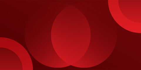 Obraz premium Red abstract background. Dynamic shapes composition simple