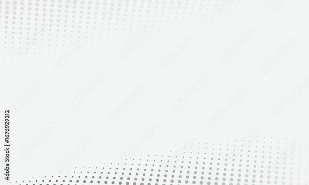 Fototapete halftone abstract background vector dot pattern gradient - presentation background - white color tem