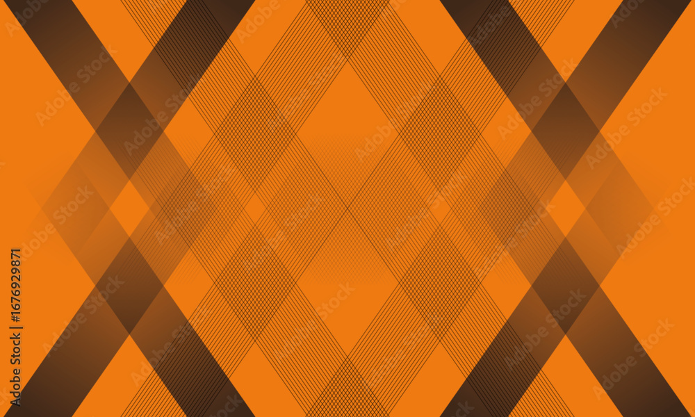 Poster abstract orenge color elegant background - vector illustration - gradient shape modern geometric bac