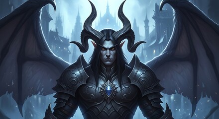 Dark Demon Lord, Focused and Powerful.