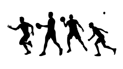 Minimalist Black Silhouette of a Woman female