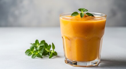 Orange Smoothie, Healthy and Delicious.