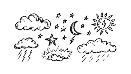 Textured Abstract Swirls background black