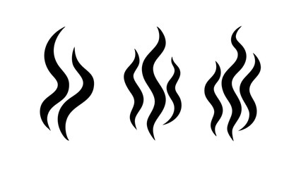 Wispy Black Smoke Swirl steam abstract