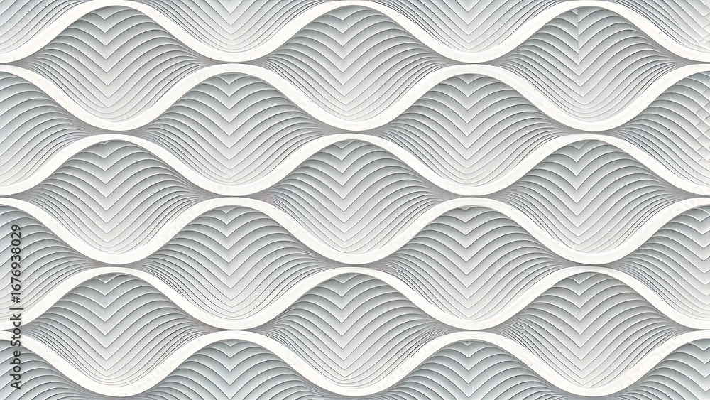 Poster elegant white wave pattern background for modern designs and creative projects with abstract art for