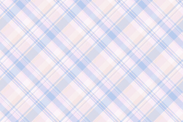 English seamless textile fabric, france texture background plaid. Winter tartan vector check pattern in white and light colors.