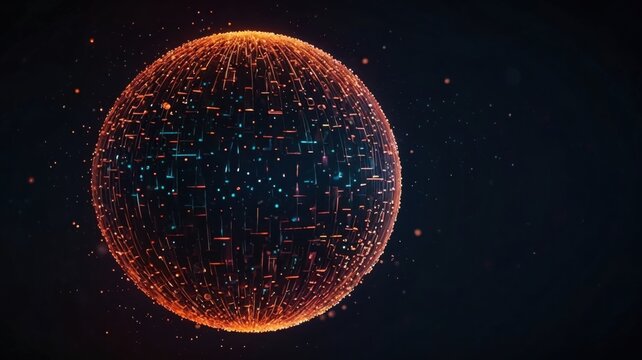 Abstract Digital Sphere