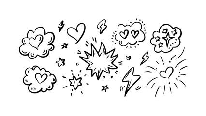 Comic book explosion sound effect burst vector © Ghgs