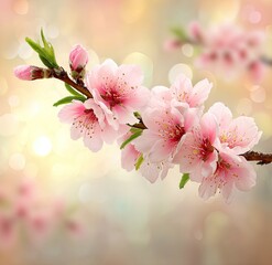 Soft Blossoms in Bloom