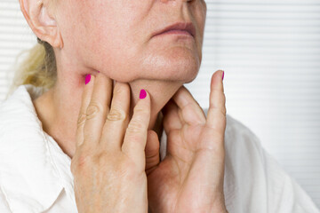 A Thyroid gland Neck Check Self-Exam